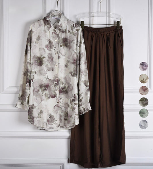 Earthy Blossom Co-ord Set